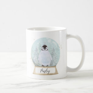 Anpassat namn Penguin-jul Kaffemugg