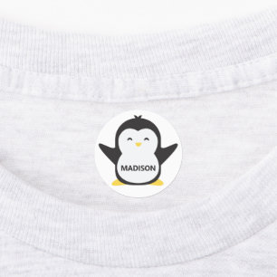 Anpassat namn Penguins Klistermärke