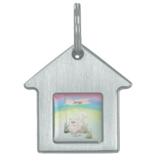 Anpassat namn Persian Cat Pet ID-bricka Husdjur