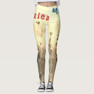 Anpassat namn Pilates Leggings