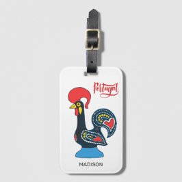 Anpassat namn Portugals Tupp Bagagebricka