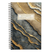 Anpassat namn present spiral anteckningsbok mjukt 