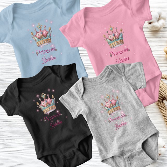 Anpassat namn prinsesskrona t shirt (Skapare uppladdad)