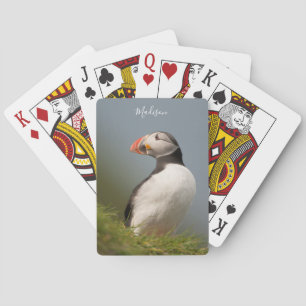 Anpassat namn Puffin-spelkort Casinokort
