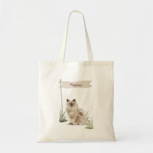 Anpassat namn Ragdoll Cat Pet Tygkasse