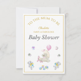 Anpassat Namn Räv Flytande Ballonger Baby Shower