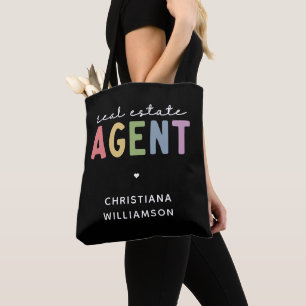 Anpassat namn Real Gods Agent Realtor-gåvor Tygkasse