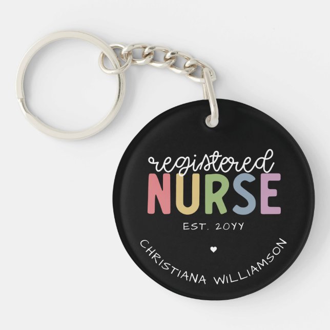 Anpassat namn Registrerat Nurse RN Nurse Studenten (Framsidan)