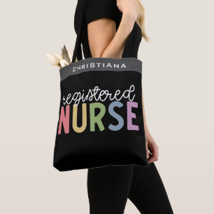 Anpassat namn Registrerat Nurse RN Nurse Studenten Tygkasse