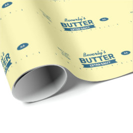 Anpassat Namn Retro Smörsticka Rolig Matmatador Presentpapper