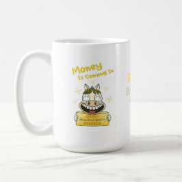 Anpassat Namn Rikedom Manifestation Pony Kaffemugg