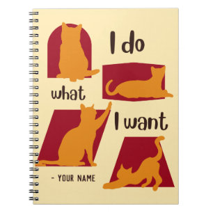 Anpassat namn - roligt, elegant och elegant bärbar anteckningsbok