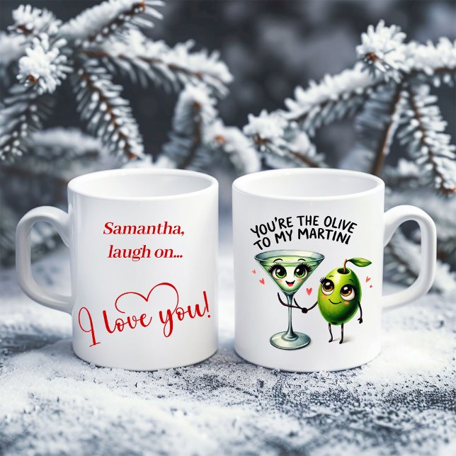 Anpassat Namn Roligt Mat Kopp Kärlekspresent till  (Custom Name Funny Food Mug Love Gift for Wife)