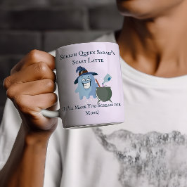 Anpassat namn, roligt spökdrycksgåva kaffemugg