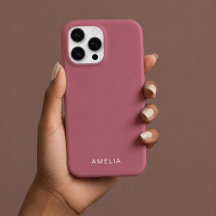 Anpassat Namn Rose Gold iPhone-fodral