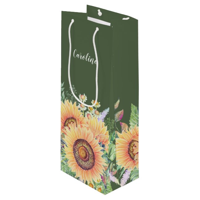 Anpassat namn | Rustiska solblommor Bröllop (Framsidan Vinklad)