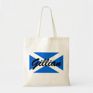 Anpassat namn Scottish flagga Btcn Tygkasse