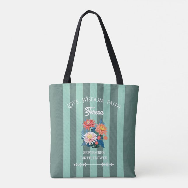 Anpassat namn september FLODGA Towel Set Tygkasse (Baksida)