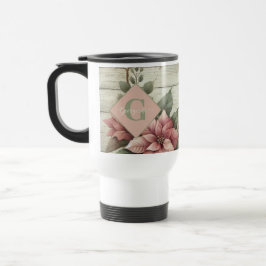 Anpassat namn Shabby chic Pastel Poinsettias Garla Resemugg