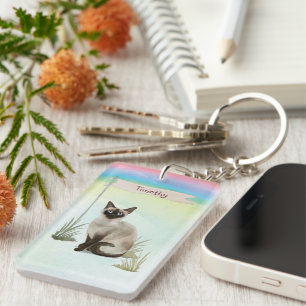 Anpassat namn Siamese Cat Pet