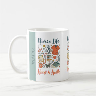 Anpassat Namn Sjuksköterska Kaffemugg