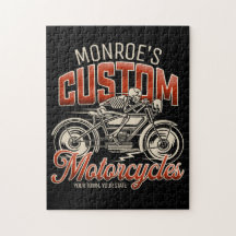 Anpassat namn Skeleton Motorcykel Shop