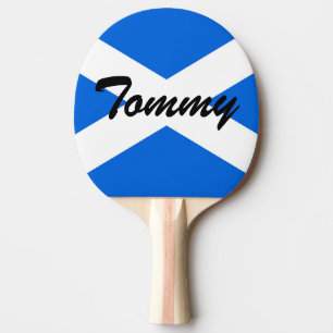 Anpassat namn skotsk Flagga ppt Pingisracket