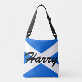 Anpassat namn Skotskt flagga-format Axelväska