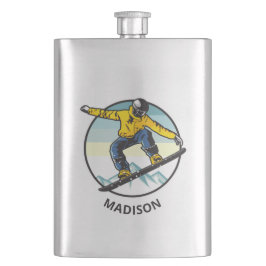 Anpassat namn SNOWBOARDER Fickplunta