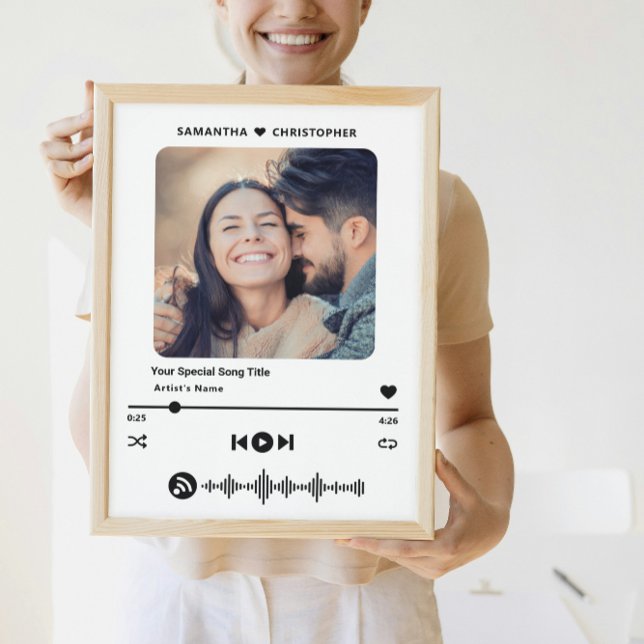 Anpassat Namn Speciell Låt Musikspelare Stil Foto Poster (Skapare uppladdad)