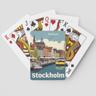 Anpassat namn Stockholm Sverige Casinokort