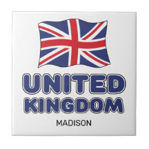 Anpassat namn Storbritannien Flagga