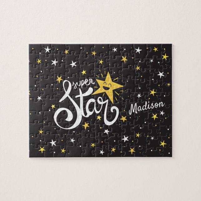 Anpassat namn Superstar Pussel (Horisontell)