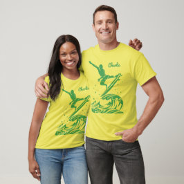 Anpassat namn Surfer shirts & jacka Tee