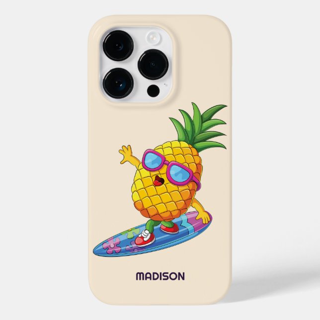 Anpassat namn Surfing Pineapple (Baksida)