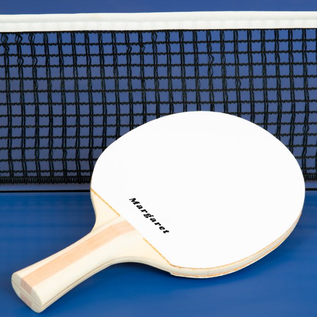 Anpassat namn Svart Rubber Paddle for Snyggt Play Pingisracket (Insitu)