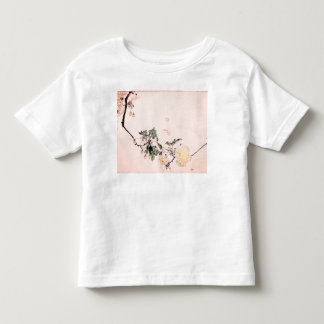 ANPASSAT NAMN T-SHIRT FOR SMÅBARN JAPANESE FLOWERS
