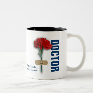 Anpassat namn Tack Doktor Gift Mugg