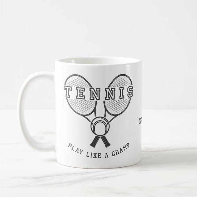 Anpassat namn TENNIS muggar (Vänster)