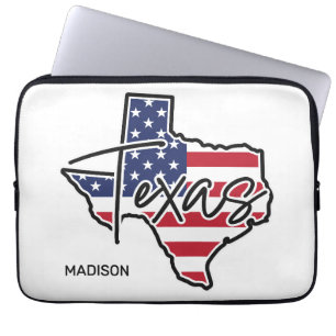 Anpassat namn Texas Laptop Fodral