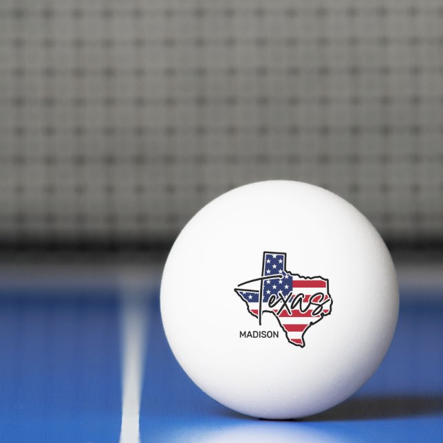 Anpassat namn Texas Pingisboll (Netto)