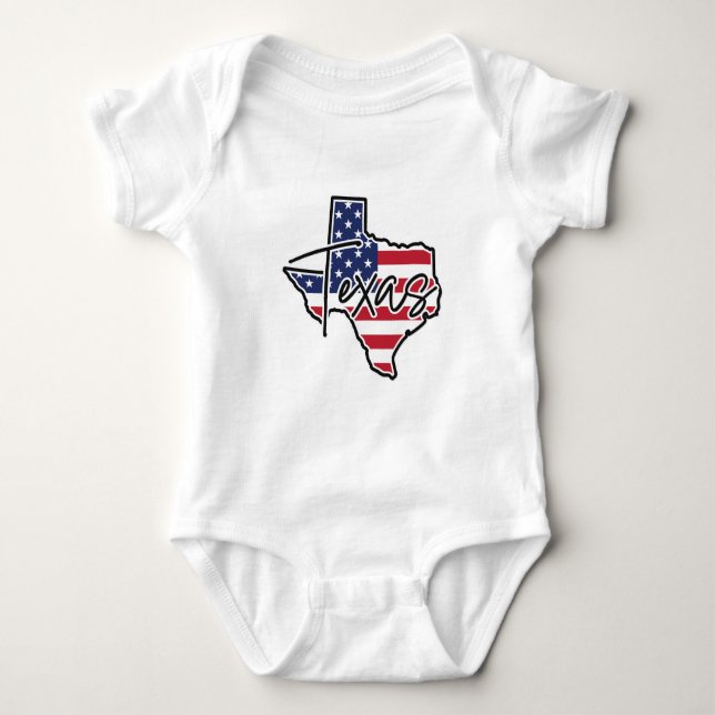 Anpassat namn Texas T Shirt (Framsida)