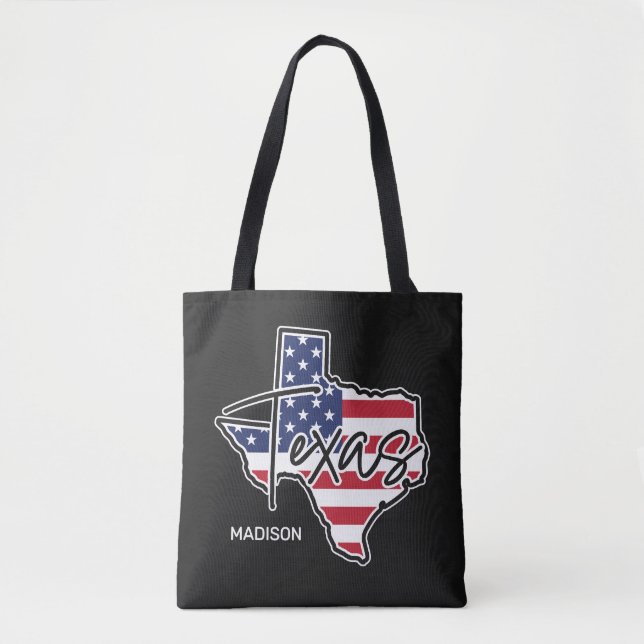 Anpassat namn Texas Tygkasse (Framsida)