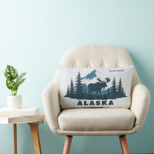 Anpassat namn & text ALASKA Lumbarkudde