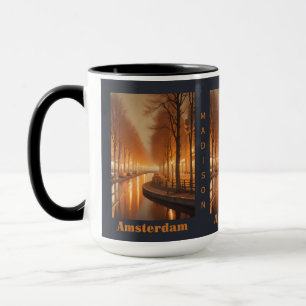 Anpassat namn/text Amsterdam Mugg