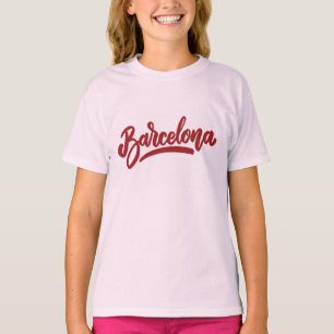 Anpassat namn/text Barcelona T Shirt