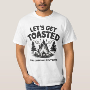 Anpassat namn & text camping t shirt
