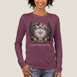 Anpassat Namn & Text Camping T Shirt