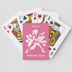 Anpassat Namn, Text & Färg Kampsport Casinokort
