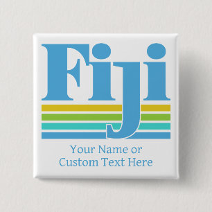 Anpassat namn / text Fiji Knapp